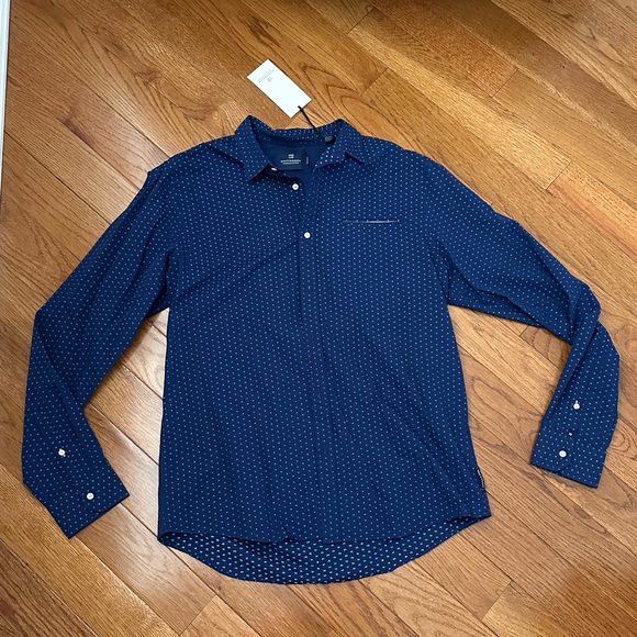 NWT SCOTCH & SODA Mens Blue Button up Shirt - Picture 2 of 5